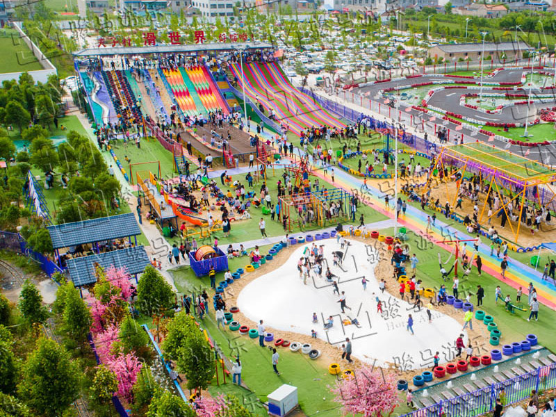 河南商丘夫子村體能樂園項目回訪 河南商丘夫子村體能樂園項目回訪